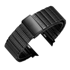 Ремінець Apple Watch 42, Watch 44, Metal Watch Design 13, Чорний