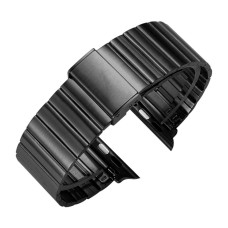 Ремінець Apple Watch 42, Watch 44, Metal Watch Design 14, Чорний