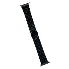 Ремінець Apple Watch 38, Watch 40, Metal Watch Design 4, Чорний
