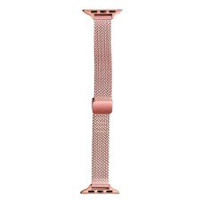 Ремінець Apple Watch 38, Watch 40, Metal Watch Design 7, Рожевий