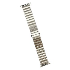 Ремінець Apple Watch 38, Watch 40, Metal Watch Design 9, Срібний