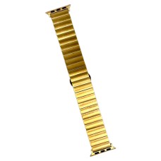 Ремінець Apple Watch 42, Watch 44, Metal Watch Design 9, Золотий