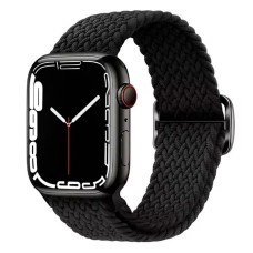 Ремінець Apple Watch 38, Watch 40, Braided Solo Loop Clasp, Чорний