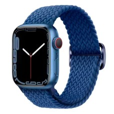 Ремінець Apple Watch 38, Watch 40, Braided Solo Loop Clasp, Dark Blue, Синій