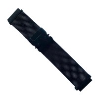 Ремінець універсальний, Milanese loop Metal Lock, Чорний