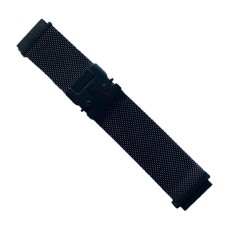 Ремінець універсальний, Milanese loop Metal Lock, Чорний