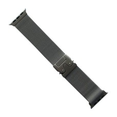 Ремінець Apple Watch 42, Watch 44, Milanese loop Metal Lock, Titanium, Сірий