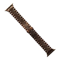 Ремінець Apple Watch 42, Watch 44, Rolex 5-Bead, Rose Gold, Рожевий