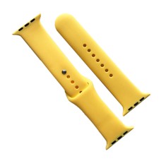 Ремінець Apple Watch 38, Watch 40, Silicone WatchBand, Жовтий