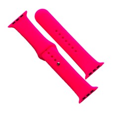 Ремінець Apple Watch 38, Watch 40, Silicone WatchBand, Hot Pink, Рожевий