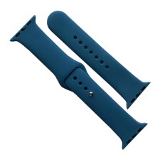 Ремінець Apple Watch 38, Watch 40, Silicone WatchBand, Alaskan Blue, Синій