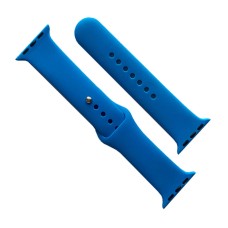 Ремінець Apple Watch 42, Watch 44, Silicone WatchBand, Синій