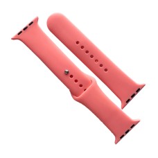 Ремінець Apple Watch 42, Watch 44, Silicone WatchBand, Flamingo, Рожевий