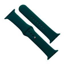 Ремінець Apple Watch 42, Watch 44, Silicone WatchBand, Forest Green, Зелений