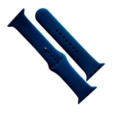 Ремінець Apple Watch 42, Watch 44, Silicone WatchBand, Deep Navy, Синій