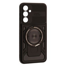 Чохол Samsung Galaxy S25, Protective Ring, MagSafe, Чорний