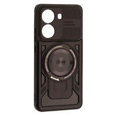 Чохол Xiaomi Poco X7 Pro, Protective Ring, MagSafe, Чорний