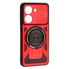 Чохол Xiaomi Poco X7 Pro, Protective Ring, MagSafe, Червоний