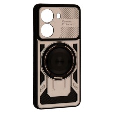 Чохол Xiaomi Poco X7 Pro, Protective Ring, Space Gray, MagSafe, Сірий