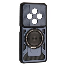 Чохол Xiaomi Poco C75, Redmi 14C, Redmi A4, Protective Ring, MagSafe, Синій