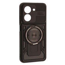 Чохол Xiaomi Poco C71, Redmi A5, Protective Ring, MagSafe, Чорний