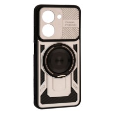 Чохол Xiaomi Poco C71, Redmi A5, Protective Ring, Space Gray, MagSafe, Сірий
