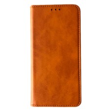 Чохол-книжка Xiaomi Redmi Note 14S, Leather Case Fold, Коричневий