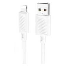USB кабель Hoco X88 Apple iPhone SE 2022, iPhone 14 Pro Max, iPhone 14 Plus, iPhone 14 Pro, iPhone 14, iPhone 13 Pro, iPhone 13 Mini, iPhone 13, iPhone 13 Pro Max, iPhone 12 Mini, iPhone 12 Pro Max, iPhone 12 Pro, Lightning, 2.0 м., Білий