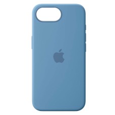 Чехол Apple iPhone 16e, Silicone Classic Case, MagSafe, Winter Blue, Синий
