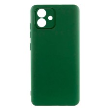 Чохол Samsung A075 Galaxy A07, GETMAN Liquid Silk, Dark Green, Зелений