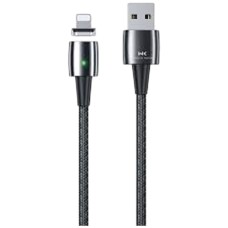 USB кабель Wekome WDC-165i Apple iPhone SE 2022, iPhone 14 Pro Max, iPhone 14 Plus, iPhone 14 Pro, iPhone 14, iPhone 13 Pro, iPhone 13 Mini, iPhone 13, iPhone 13 Pro Max, iPhone 12 Mini, iPhone 12 Pro Max, iPhone 12 Pro, Lightning, Черный