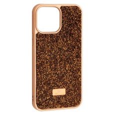 Чохол Apple iPhone 13 Pro Max, Swarovski Diamond, Desert Gold, Золотий