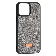 Чохол Apple iPhone 13 Pro Max, Swarovski Diamond, Сірий
