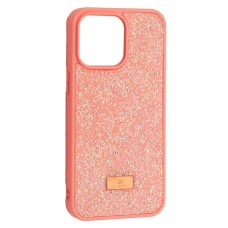 Чохол Apple iPhone 13 Pro Max, Swarovski Diamond, Рожевий