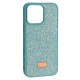 Чехол Apple iPhone 14 Pro, Swarovski Diamond, Синий