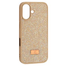 Чохол Apple iPhone 16 Plus, Swarovski Diamond, Кремовий