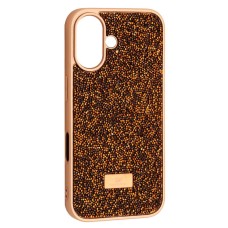 Чохол Apple iPhone 16 Plus, Swarovski Diamond, Desert Gold, Золотий