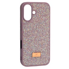 Чохол Apple iPhone 16 Plus, Swarovski Diamond, Ліловий