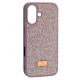 Чохол Apple iPhone 16 Plus, Swarovski Diamond, Ліловий
