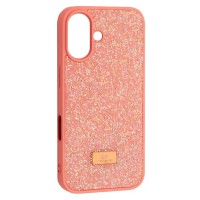 Чохол Apple iPhone 16 Plus, Swarovski Diamond, Рожевий