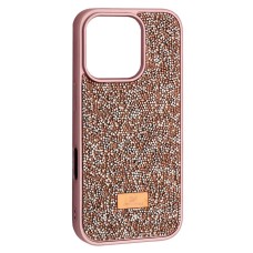 Чохол Apple iPhone 16 Pro Max, Swarovski Diamond, Rose Gold, Рожевий
