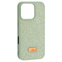 Чохол Apple iPhone 16 Pro, Swarovski Diamond, М'ятний