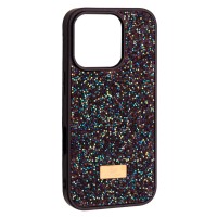 Чохол Apple iPhone 16 Pro, Swarovski Diamond, Фіолетовий