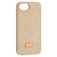 Чохол Apple iPhone 16e, Swarovski Diamond, Кремовий