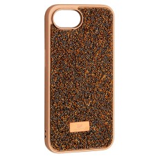Чохол Apple iPhone 16e, Swarovski Diamond, Золотий