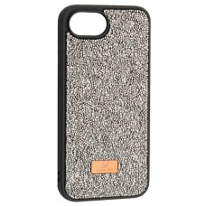Чохол Apple iPhone 16e, Swarovski Diamond, Сірий