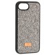 Чохол Apple iPhone 16e, Swarovski Diamond, Сірий
