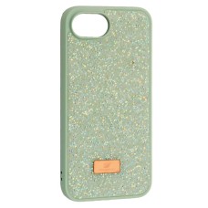 Чохол Apple iPhone 16e, Swarovski Diamond, М'ятний