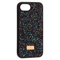 Чохол Apple iPhone 16e, Swarovski Diamond, Фіолетовий