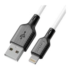 USB кабель Earldom EC-154I Apple iPhone SE 2022, iPhone 14 Pro Max, iPhone 14 Plus, iPhone 14 Pro, iPhone 14, iPhone 13 Pro, iPhone 13 Mini, iPhone 13, iPhone 13 Pro Max, iPhone 12 Mini, iPhone 12 Pro Max, Lightning, 1.0 м., Белый
